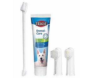 Trixie 2561 Dental Care Kit, dog, White