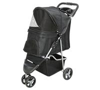 TRIXIE 28958 - Pushchair, Dimensions: 47 x 100 x 80 cm, Black