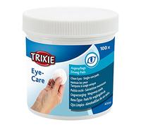 TRIXIE Compresses de soin - Pour la région des yeux - 100 pieces - Pour chiens, chats et autres petits animaux
