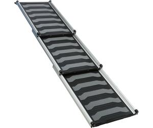 Trixie 3-Step Black/GreyTelescope Ramp Aluminium/TPR for Dogs - 175cm