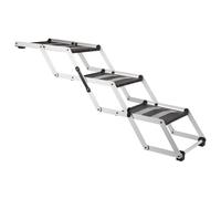 Trixie 3-Step Folding Steps, Aluminium/Plastic/Tpr, Width 37 cm/Height Up To 57 cm/De