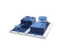 Trixie 32013 Dog Activity Poker Box 2 Strategy Game, white/blue, 31 x 10 x 31 cm, All Breed Sizes