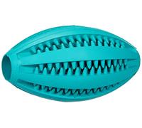 Trixie 3290 Denta Fun Rugby Ball Mint Fresh Natural Rubber 11 cm