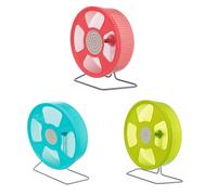 TRIXIE Exercise wheel, Stand/screw mount, Degus, Plastic, ø 33 cm, assorted