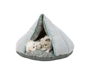 Trixie 38254 Round Junior Cat Cave Non-Slip Plush Kitten Cave Bed 45 x 30 x 40cm