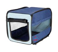 TRIXIE 39691 "Twister" Pet Carrier Collapsible Grey S 50 cm