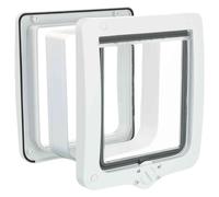 Trixie 4-Way Cat And Dog Flap XL White, 24X28 Cm, Tunnel