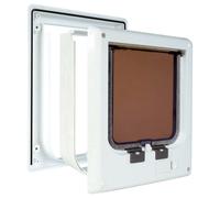 Trixie 3969 Electromagnetic Identification 4 Way Cat Flap 21.1×24.4cm Turn-Lock