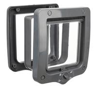 Trixie 4-Wege One-Way Grey for Cats & Dog, Dimensions 20x22 CM, Plastic