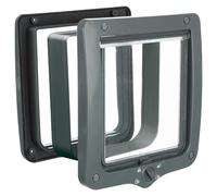 Trixie 4-Wege One-Way XL Grey for Dog, Overall Dimensions 24x28 CM, Weather