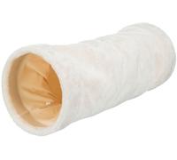 Trixie Play Tunnel Plush Beige 60 Cm Cat Toy Crinkle Film 22 Cm