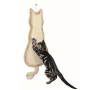 Trixie 43112 Wall Mounted Cat Scratching Board 69 × 35cm Sisal & Plush Cat Toy