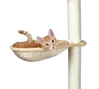 Trixie 43541 Hammock Style Seat For Cat Tree Metal Frame 40cm Beige - - trixie cat scratching hammock tree metal frame beige post bed nest bag new
