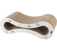 Trixie Scratching Wave Mimi Gray 48X16X22Cm For Cats With Catnip Cardboard