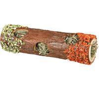 Trixie 60770 Natural Snack Tube Tunnel with Hay Filling, for Small Rodents & Ra