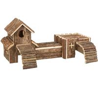 Trixie 6163 Natural Living tunnel system Frida, for hamsters and mice, 47 × 22 × 15 cm, without resin channels