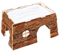 Trixie Tilda House with Bed for Guinea Pigs Bark Wood - 39x22x29cm