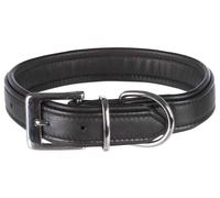 Trixie Active Comfort Leather Collar for Dogs Black - Medium - 36-43 cm/30 mm