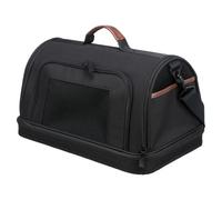 TRIXIE Airline bag Gate - as hand luggage on the plane - for dogs and cats up to 7 kg - can be opened at the side, front and top - padded and waterproof base plate - 28 x 25 x 45 cm - 28906