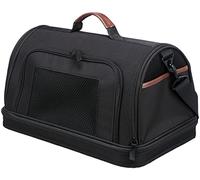 TRIXIE Airline bag Gate - as hand luggage on the plane - for dogs and cats up to 7 kg - can be opened at the side, front and top - padded and waterproof base plate - 28 x 25 x 45 cm - 28906