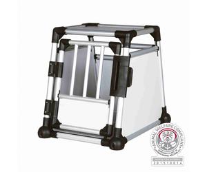Trixie Aluminium Light Grey/Silver Transport Box for Dogs - 93cm