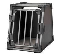 TRIXIE Sloping Dog Transport Cage Size S Aluminium Graphite Travel Box 39335