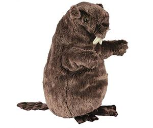 Trixie Animal Sound Plush Beaver Toy, Assorted