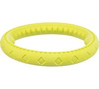 TRIXIE Aqua Ring dog toy - floats - for retrieving on the beach or lake - ø 25 cm - durable TPR - lime - 33444