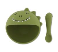 Trixie Baby Feeding Set from 4 Months, Silicone Set for Boys and Girls