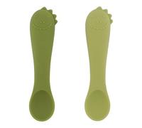 TRIXIE Baby Silicone Spoons 2-Pack, Weaning Cutlery
