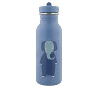 Trixie Baby Stainless Steel Drinking Bottle, 350ml/500ml, leak-proof, with carrying cord, slim design for little hands, shatterproof, from 3 years (M
