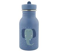 trixie-baby Drinking Bottle Mrs. Elephant – 350ml Stainless Steel, Leakproof, BPA-Free – Blue