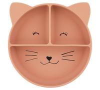 Trixie Baby & Toddler Plate with Strong Suction Base - Non-Slip, Microwave & Dishwasher Safe - Perfect for Baby-Led Weaning & Portion Control