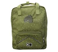 Trixie Backpack Large Kids School Bag with Chest Strap - Mr. Dino | Fits A4 books and folders. Adjustable straps and chest strap. Water-repellent fabric. Front and side pockets.