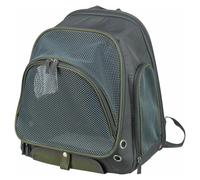 TRIXIE dog backpack Lyla - dog backpack for pets up to 17.6 lbs - backpack with outer pockets, integrated short leash, shoulder strap, and breathable mesh - 28830