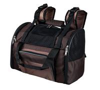 Trixie Backpack Shiva Brown/Beige, Nylon, 41 x 30 x 21 cm, RRP 39.99 EUR, NEW