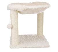 TRIXIE Baza Scratching Post with Hammock | 18" Base. Color: Cream