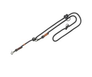 TRIXIE Be Nordic Adjustable Leash, S-M: 2.0 M/ 8 Mm, Dark Grey/Brown, 0.155 kg