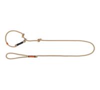 TRIXIE BE Nordic Slip Lead S-M, 1.70 m, Stuffless Adjustable in Sand/Black, Dog Lead with Pull Stop, Ideal as a Training Lead for Small to Medium Dogs, 17244