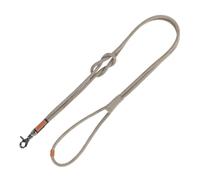 TRIXIE BE Nordic Leather Dog Lead XS-L, 1.20 m Diameter 8 mm in Grey - Leather Lead for Dogs with Nordic Charm - for Very Small to Large Dogs - 17460