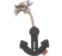 TRIXIE Be Nordic Plush Toys for Dogs Anchor on the Rope - Maritime Cuddly Toy for Dogs to Play and Cuddle - Robust & Durable - Made of Plush/Rope - 36063