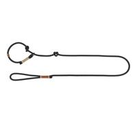 TRIXIE dog lead BE NORDIC Retriever leash L-XL, 66.93 inches, infinitely adjustable in black/sand - dog lead with pull-stop, ideal as a training leash - for large to very large-sized dogs - 17255