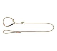 TRIXIE BE Nordic Slip Lead S-M, 1.70 m, Stuffless Adjustable in Sand/Black, Dog Lead with Pull Stop, Ideal as a Training Lead for Small to Medium Dogs, 17244