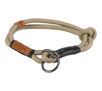 Trixie BE NORDIC Semi-Choker Collar for Dogs Sand/Black - 45cmx8mm