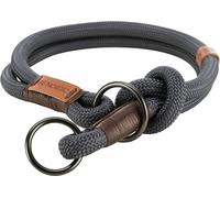 Trixie BE NORDIC Stop-the-pull Collar for Dogs Dark Grey/Brown - Large - 50 cm/ø 13 mm