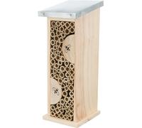 TRIXIE Solid Wood Pine Bee Hotel Metal Bird Wildlife Butterfly Animal House