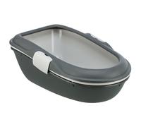 Trixie Berto Cat Litter Tray Light Open Three Part System Grey 39 ? 22 ? 59cm