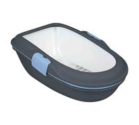 Trixie Berto Cat Sifting Litter Tray - Grey & Blue