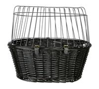 Trixie Bicycle Basket - Black - 50 x 35 x 41 cm (L x W x H)