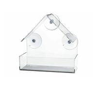 Trixie Bird Feeder for Window, 225 ml, 15 x 15 x 6